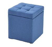 Pouf cube de rangement ottoman, banc de rangement, boîte à jouets, boîte de rangement, pouf coffre, banc à chaussures, tabouret