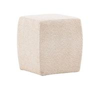 - Pouf cube en polyester bouclette Neapel