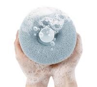 Pouf de bain à séchage rapide | Houffe de douche riche en mousse | Éponge de bain exfoliante | Gommage corporel avec points de massage | Loofah de massage pour le lavage du corps, brosse à main en