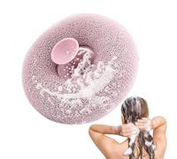 Pouf de bain à séchage rapide | Houffe de douche riche en mousse | Éponge de bain exfoliante | Gommage corporel avec points de massage | Loofah de massage pour le lavage du corps, brosse à main en