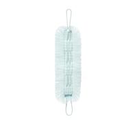 Pouf de douche 2 en 1 et éponge pour le dos, gant de toilette exfoliant avec ventouse - Gommage corporel, éponge en luffa pour une utilisation dans le bain de douche (bleu sans ventouse)