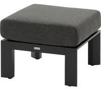 Hespéride Pouf de jardin ÉVASION Aluminium traité époxy Oléfine Graphite