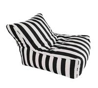 Pouf de piscine flottant - Pouf de bain pour adulte - Chaise longue flottante d'extérieur à rayures - Accessoire de piscine confortable résistant à l'eau - Parfait pour la détente et le plaisir