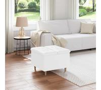 vidaXL Tabouret bouton avec coussin Gris clair 60 x 60 x 45 cm Velours