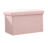 Pouf de rangement carré multifonction en coton et lin, idéal pour salon, chambre à coucher, dortoir, repose-pieds et siège élégants et pratiques