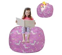 Pouf de rangement confortable en forme d'animal, en toile améliorée, idéal pour les enfants, offrant une assise confortable et polyvalente dans le