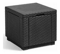 Pouf de rangement Cube Graphite 213816 Graphite G