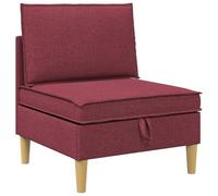 Pouf de Rangement en Mousse Ergonomique 70x70 cm avec Grand Coffre intérieur, Cadre en Bois Solide, Assise Confortable, idéal Salon séjour Bureau Studio scandinave Moderne Vintage