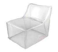 Pouf de rangement en peluche | Sac de perles en peluche transparent pour adultes, utilisation sur le canapé et le sol, organiseur de jouets en peluche réutilisable pour lit, salle de détente, canapé