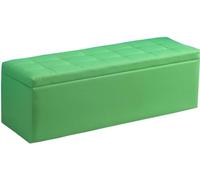 Pouf de rangement pliable - Banc à chaussures multifonction, en similicuir, tabouret rectangulaire haute capacité, supporte 150 kg, parfait pour organiser l'espace