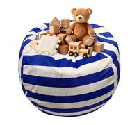 Pouf de Rangement pour Animaux en Peluche - Sac de Rangement en Peluche | Porte-Jouets en Peluche pour - Grand récipient décoratif de Chambre pour - Sac de Rangement Confortable et