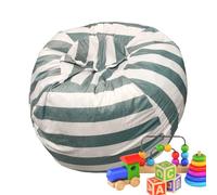 Pouf de Rangement pour Animaux en Peluche - Sac de Rangement en Peluche | Porte-Jouets en Peluche pour - Grand récipient décoratif de Chambre pour - Sac de Rangement Confortable et