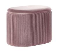 Beliani Pouf de Style Glamour avec Espace de Rangement Pratique 41 cm Richland