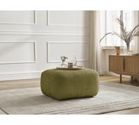 Pouf DENISE tissu texturé vert BOBOCHIC Vert