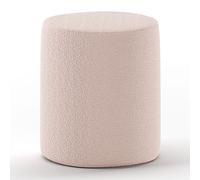 Pouf Design Bouclé "Moon" 41cm Rose