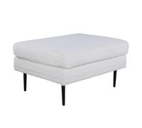 Pouf Design Bouclette "Boom" 90cm Blanc