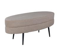 Pouf Design Bouclette "Otto" 100cm Beige