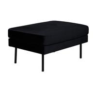 Pouf Design en Velours "Zoom" 85cm Noir