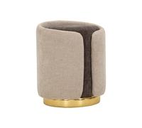 Pouf Design "Velia" 50cm Marron