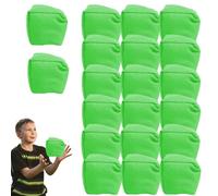 Pouf d'extérieur étanche, Sac de Sable carré Double Couche, Ensemble de Sacs de Sable carrés colorés, Sacs de Haricots étanches pour, Jeu de Lancer, Ensemble de Jouets pour la Plage, la Maison, Le ca
