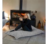 Pouf d'intérieur - gris clair