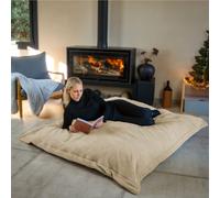 Vivezen - Pouf géant XXL, Fauteuil d'intérieur déhoussable - 150 x 180 cm - Sherpa - 4 Coloris