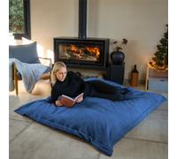 Pouf d'intérieur xxl - bleu marine