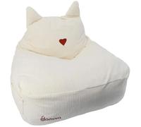 Pouf - Domiva - Honey Moon - Velours Côtelé - Doux Et Moelleux - Oreilles De Félin Multicolore