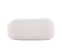 Pouf Effet Crochet "Luca" 60cm Crème