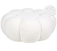 Pouf en bou lanc BEAUFORT
