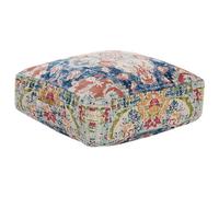 Pouf en coton multicolore 50 x 50 x 20 cm OUED