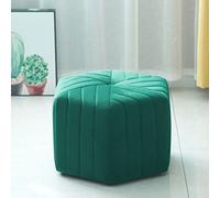 Pouf en flanelle pour salon, décoration de chambre à coucher, repose-pieds carré empilable, repose-pieds rembourré portable
