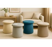 Pouf en forme de champignon : Beige