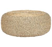 Pouf en osier clair d 50 cm BACKAN