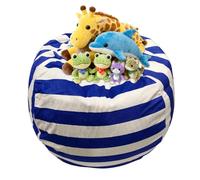 Pouf en peluche avec motif d'animaux, chaise organisatrice à fermeture éclair pour poupée en peluche, siège avec support pour jouets, pour chambre d'enfant, salle de classe, salle de jeux X S C R B