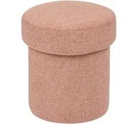 Pouf En Tissu Terracotta - Atmosphera