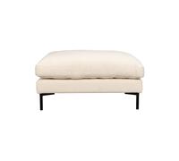 Pouf en tissu beige Summer