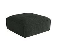 Vente-unique - Pouf en Tissu Chenille Vert CAMILIO de Maison Céphy