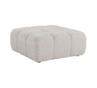 Vente-unique - Pouf en Tissu chiné Beige FACIVIL