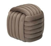 Mauro Ferretti Pouf Softy 45 x 45 x 45 cm tissu gris