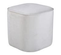 Pouf en Velours "Piff" 44cm Beige