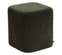 Pouf en Velours "Selia" 38cm Vert Cèdre
