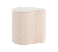 Venture Home - Pouf enfant en teddy Heart beige Beige G