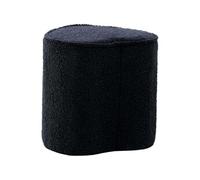 - Pouf enfant en teddy Heart noir