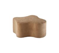 Pouf enfant nuage en velours côtelé toffee TU