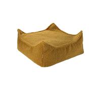 Pouf enfant ottoman carré - coussin de sol déhoussable en teddy maple TU