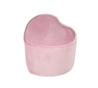 Pouf Enfant ROBA Lil Sofa en Velours - Forme Coeur - Rose