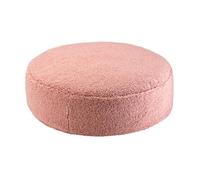 Pouf enfant rond bouclette ottoman guava pink TU
