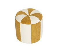Pouf Enfant Tissu Chenille Thème Cirque - Wila Jaune TU