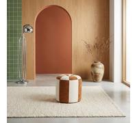 Pouf Enfant Tissu Chenille Thème Cirque - Wila Terracotta TU